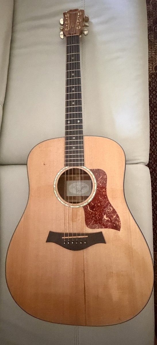 Guitare Taylor 710-LTD, table naturelle, incrustations flocons de neige